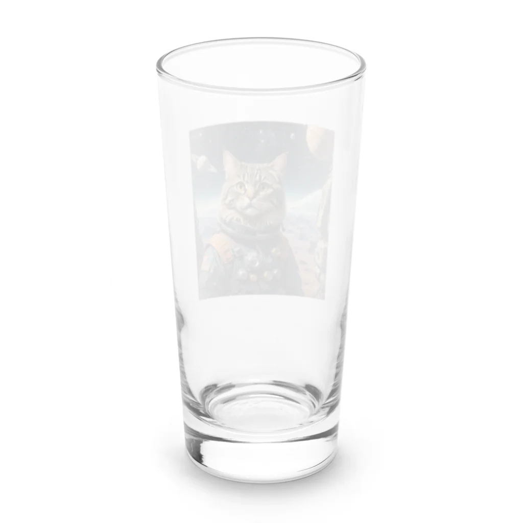 roogerの宇宙猫1 Long Sized Water Glass :back