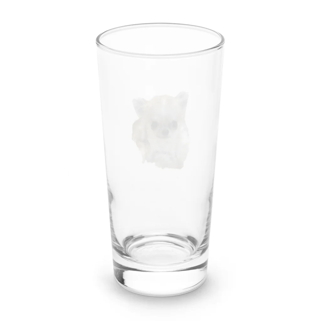 lovely-petsの極小チワワのマカロンちゃん Long Sized Water Glass :back