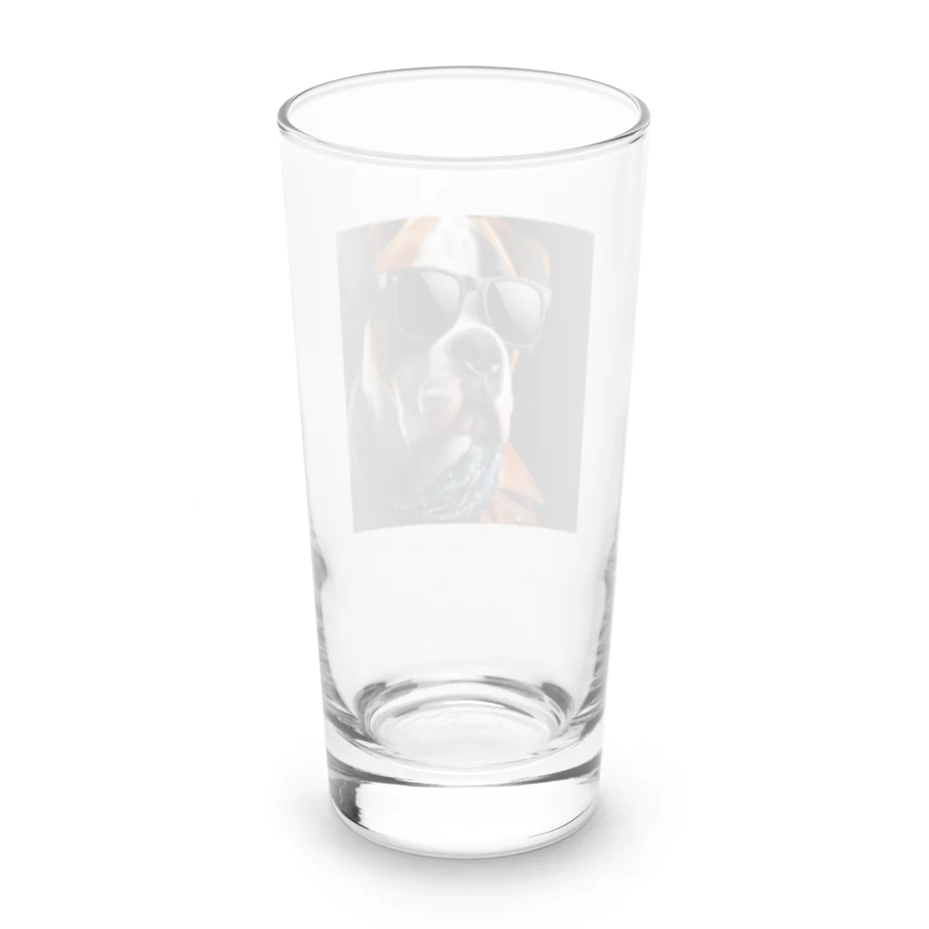 cool-aitemのスタイリッシュなサングラス犬 Long Sized Water Glass :back