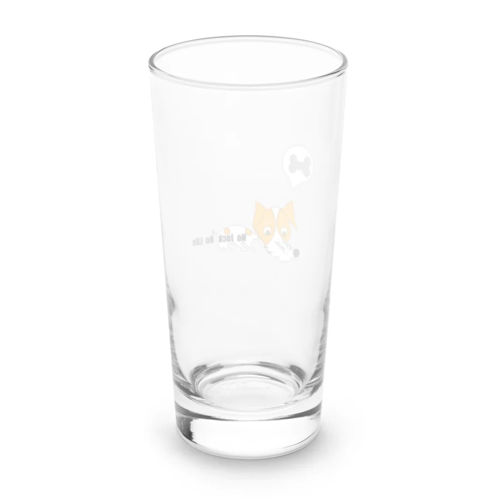 buuchapのジャックラッセル　No Jack No Life Long Sized Water Glass :back