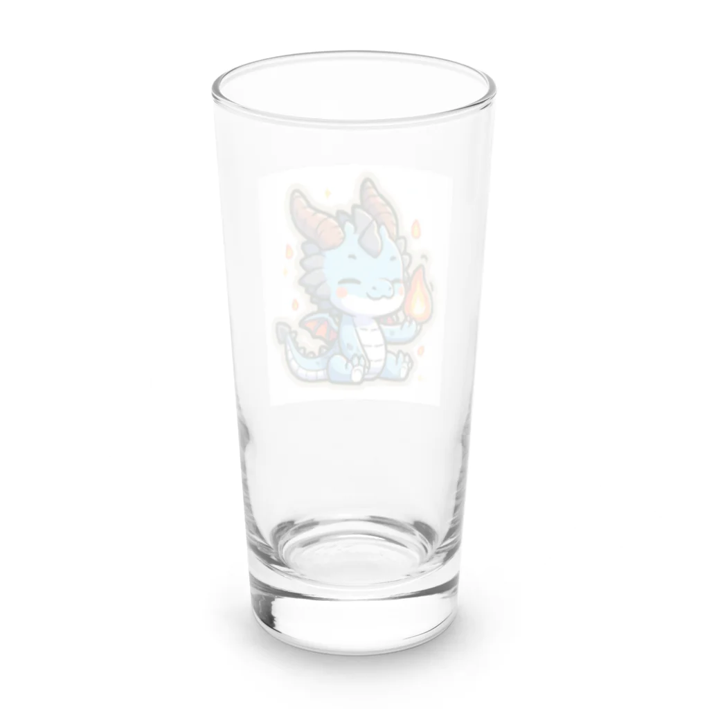 scarlet358のドラゴンくん Long Sized Water Glass :back