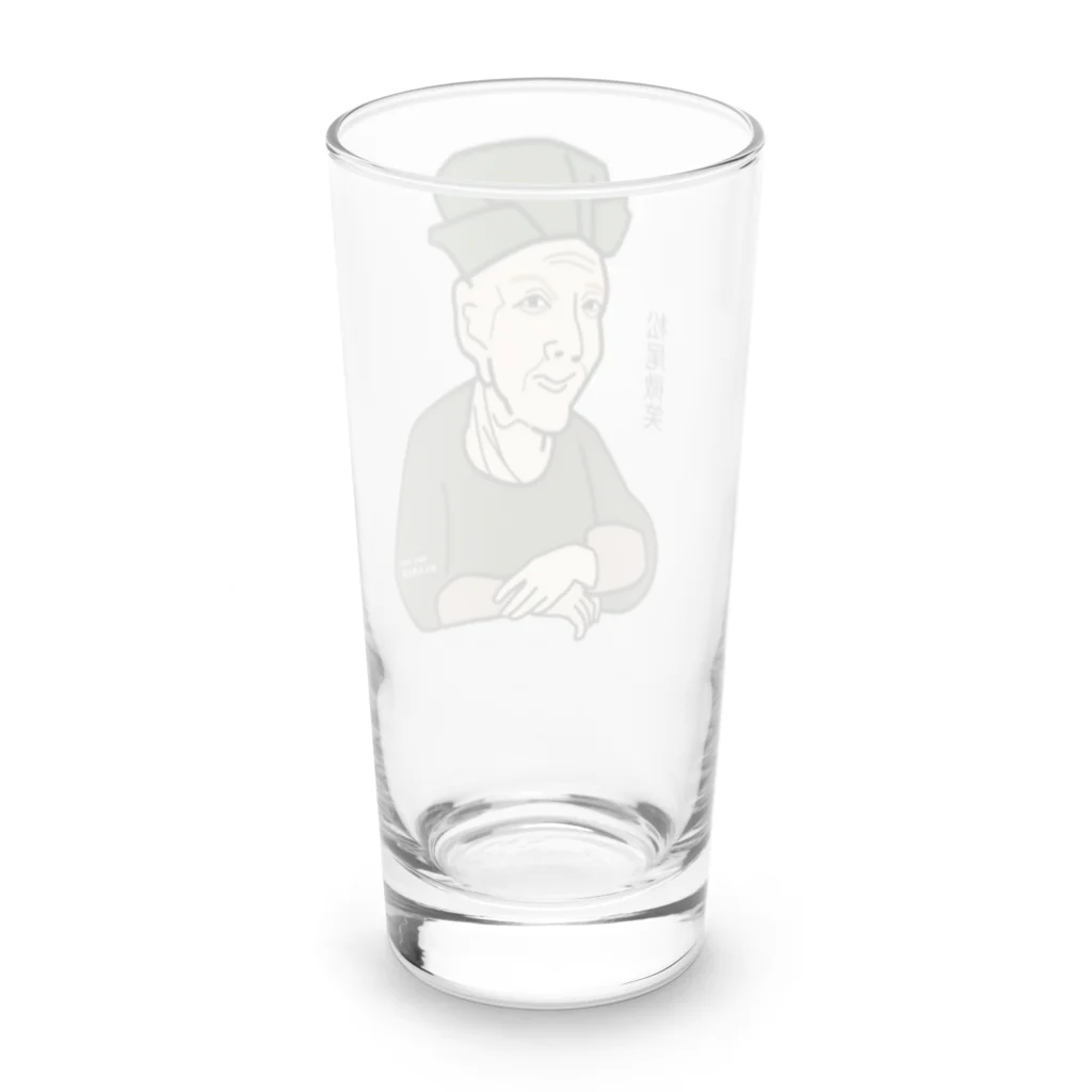 B-catのだじゃれ偉人シリーズ「松尾芭蕉」 Long Sized Water Glass :back