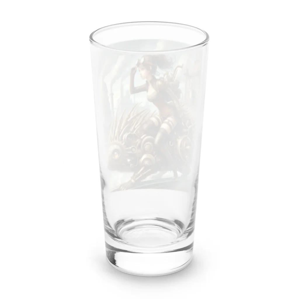 yokoana_zakkaの赤（セキ）の国の戦闘員 Long Sized Water Glass :back