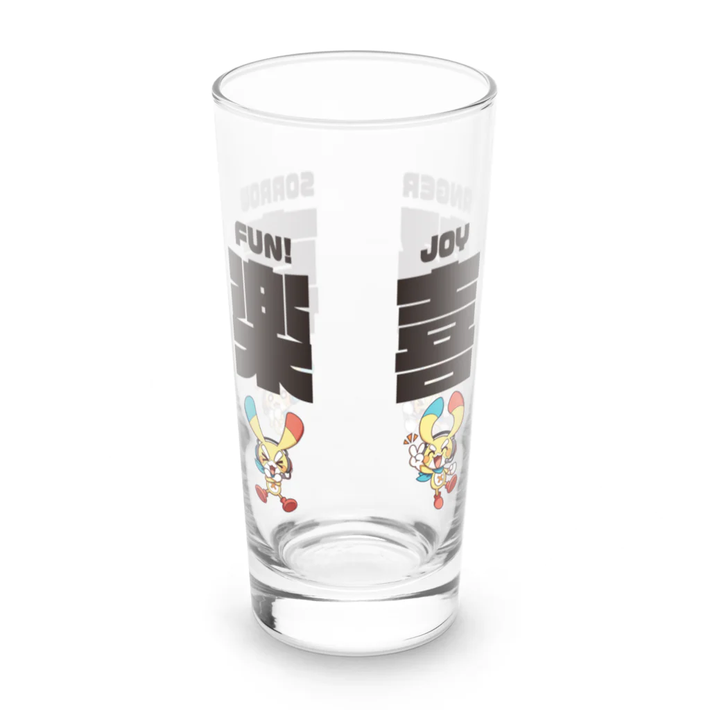 Peketsの【ペケッツ】喜怒哀楽ペケッツ Long Sized Water Glass :back