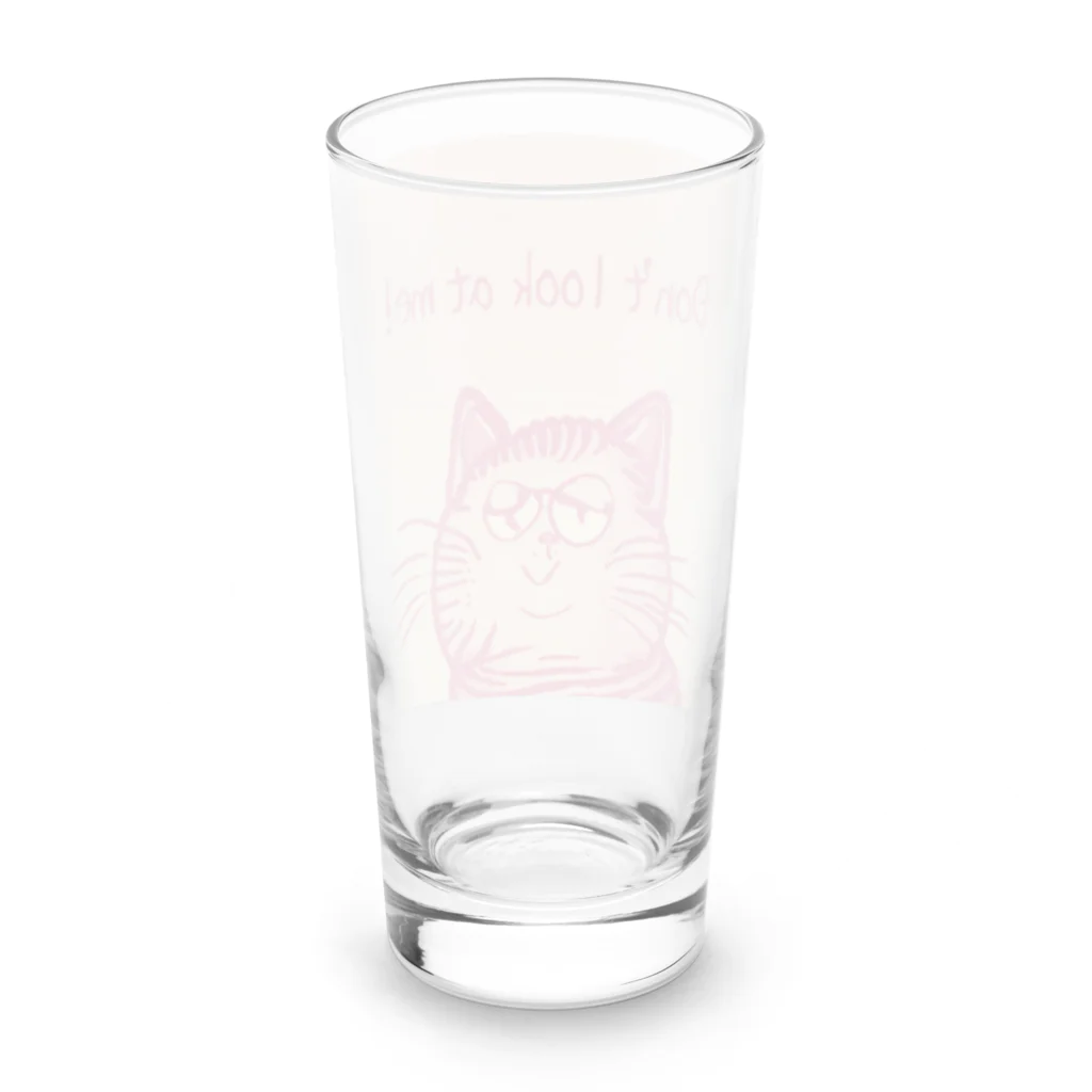 らうんじのコッチミンナネコ Long Sized Water Glass :back