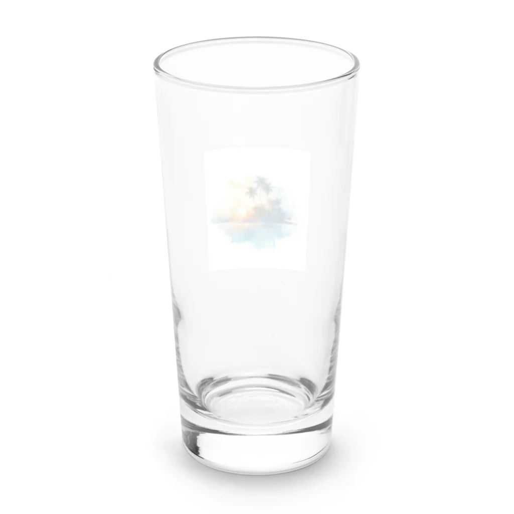 ニゴ猫　shopの夕日 Long Sized Water Glass :back