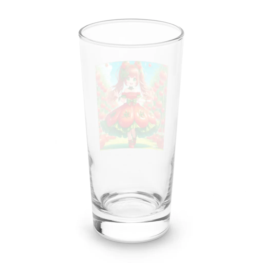 bottaの可愛い、トマト、リコピン Long Sized Water Glass :back