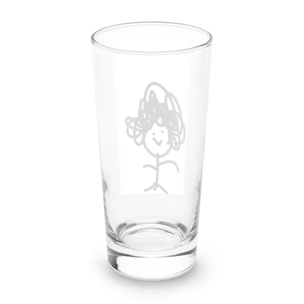 かいちゃんの天パくん Long Sized Water Glass :back