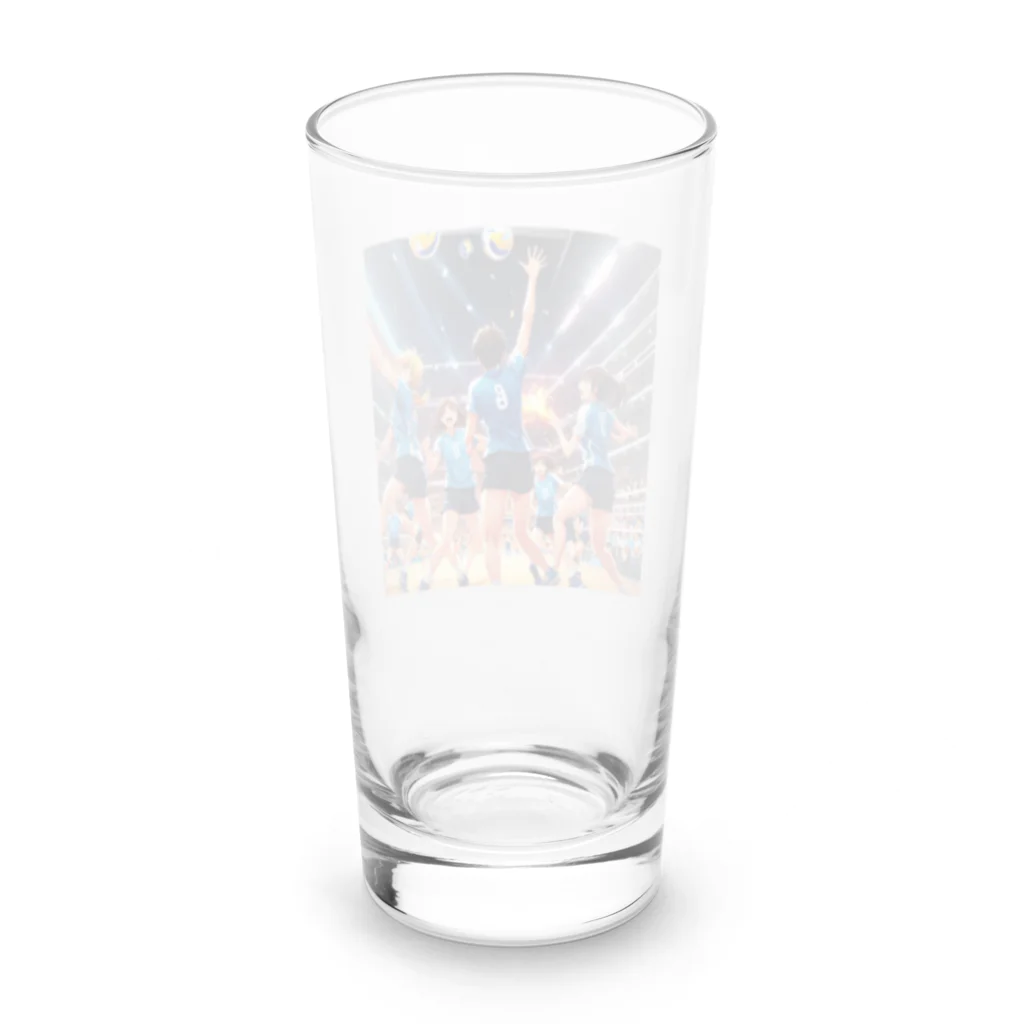 しんすけのバレーボール Long Sized Water Glass :back