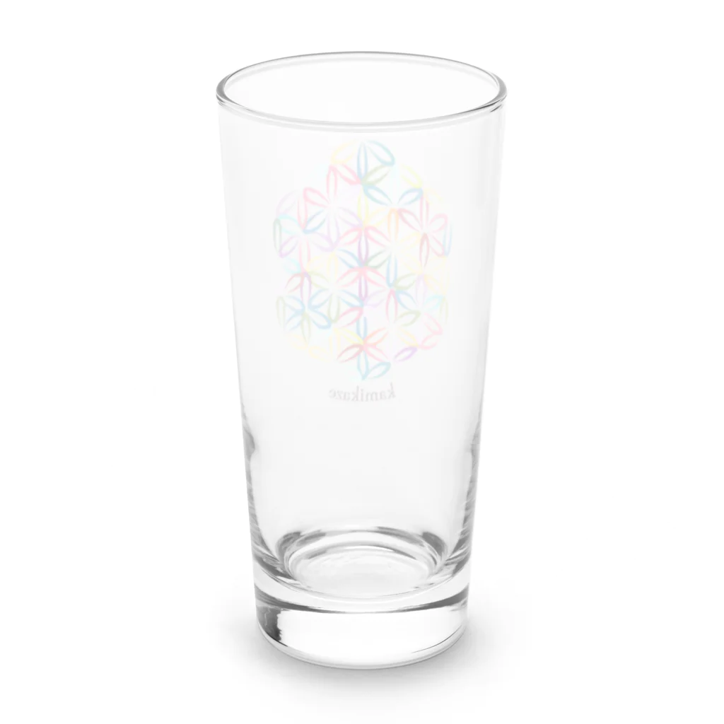 kamikaze SHOPの虹 / フラワーオブライフ Long Sized Water Glass :back