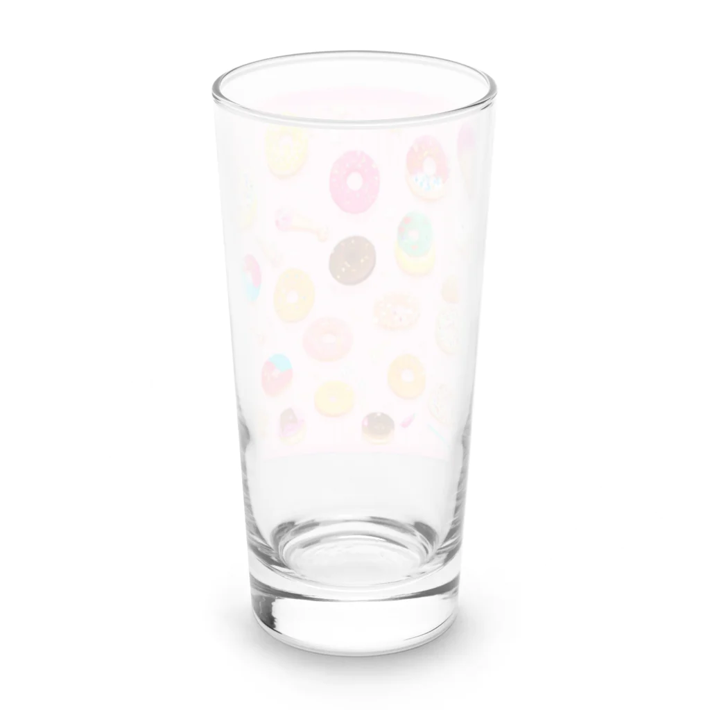 MEGROOVEのドーナツいっぱい🍩 Long Sized Water Glass :back