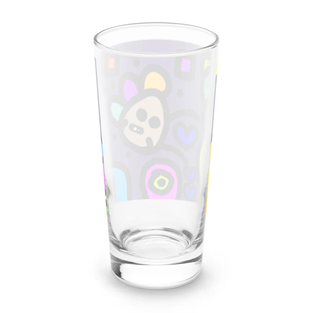 女将ちゃんねるの食いしん坊の化身まんぷくん Long Sized Water Glass :back