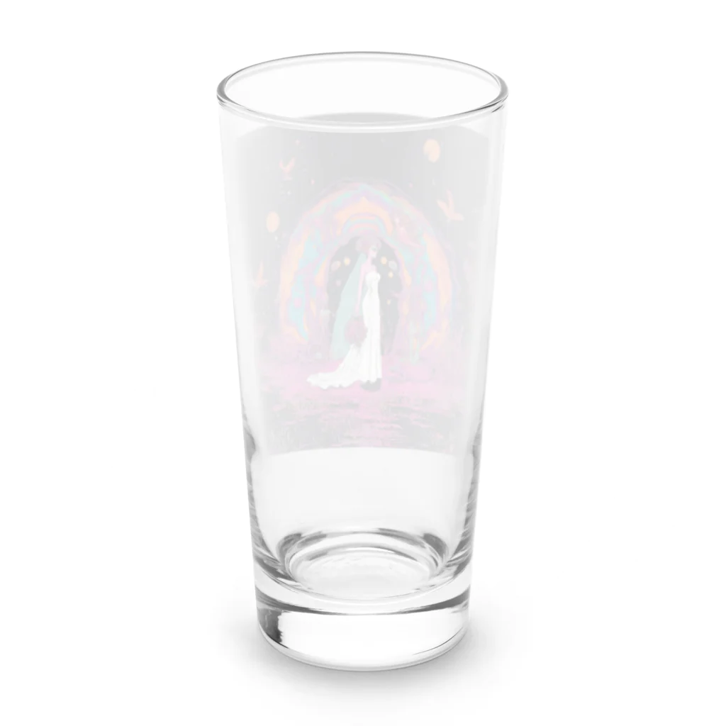 サイケデリックえりの美しき花嫁 Long Sized Water Glass :back