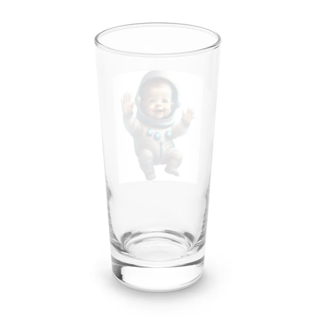 変わり者の集まりのベビー宇宙飛行士 Long Sized Water Glass :back