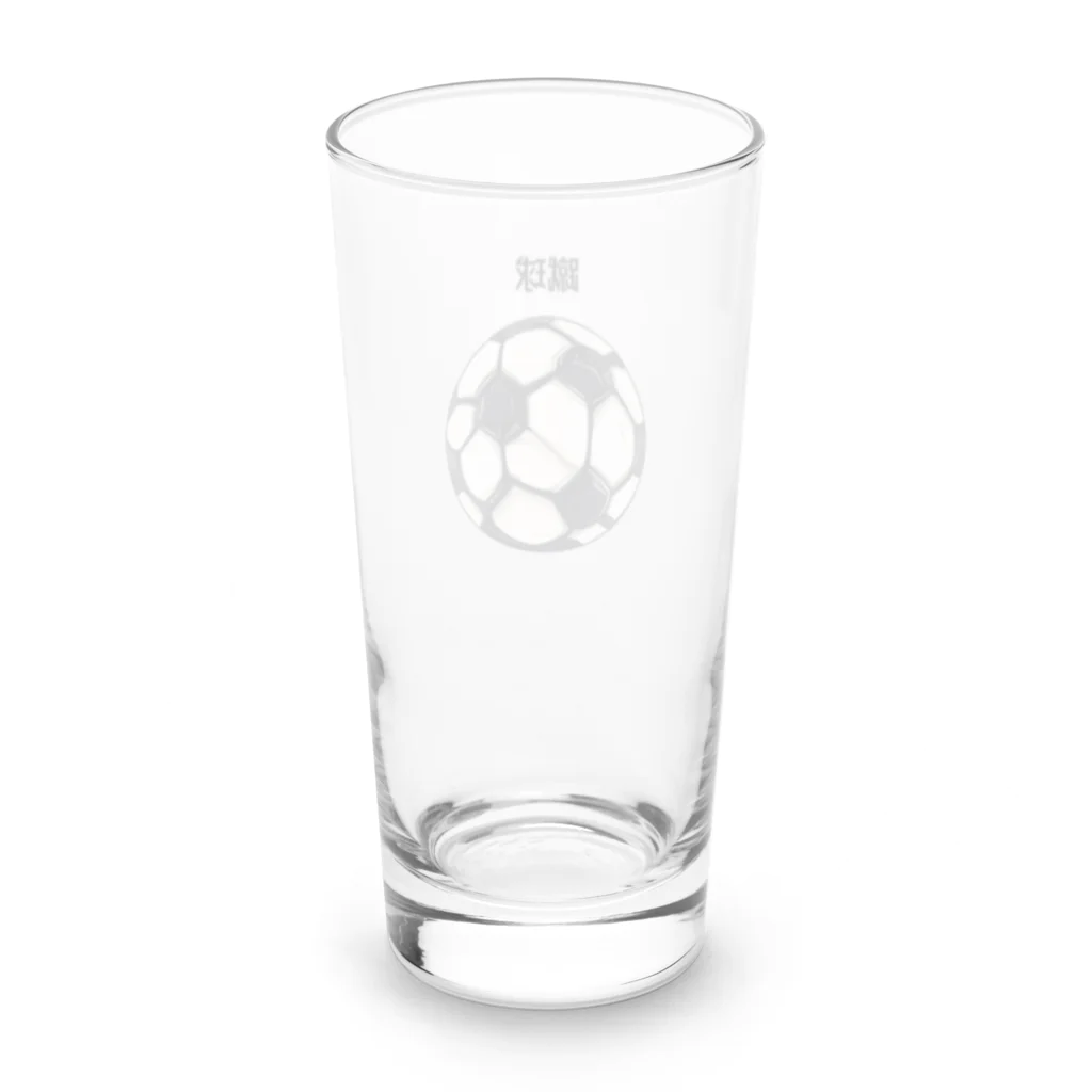 cocomomo777のサッカー　ボール Long Sized Water Glass :back