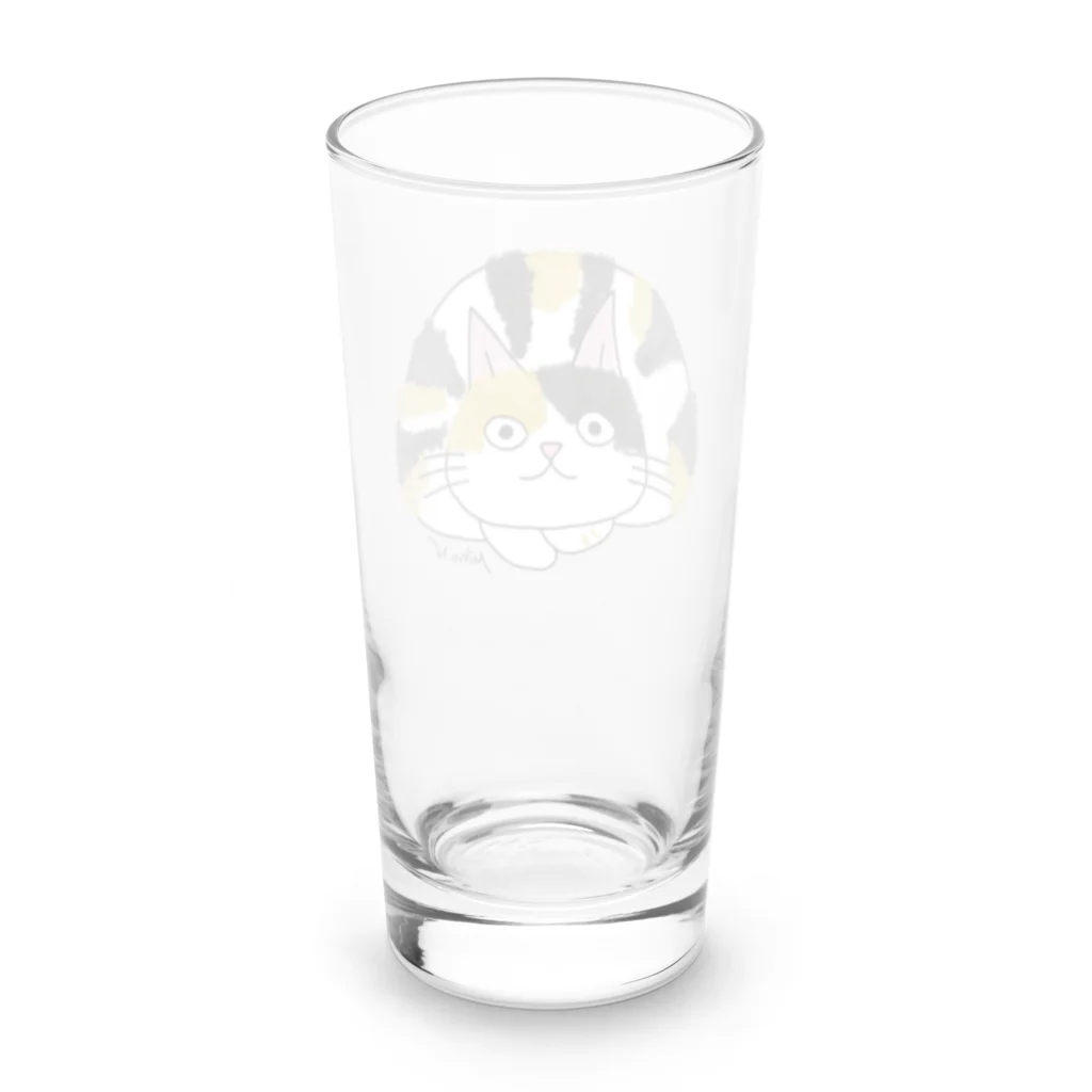 MIe-styleのまるまるみぃにゃん Long Sized Water Glass :back