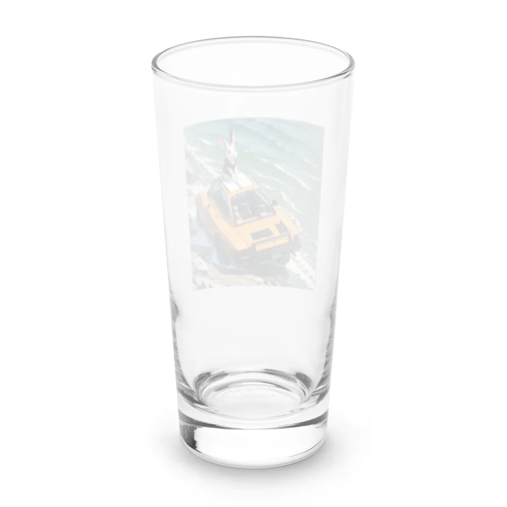 yoimonodeのうさぎくんの大冒険！2 Long Sized Water Glass :back