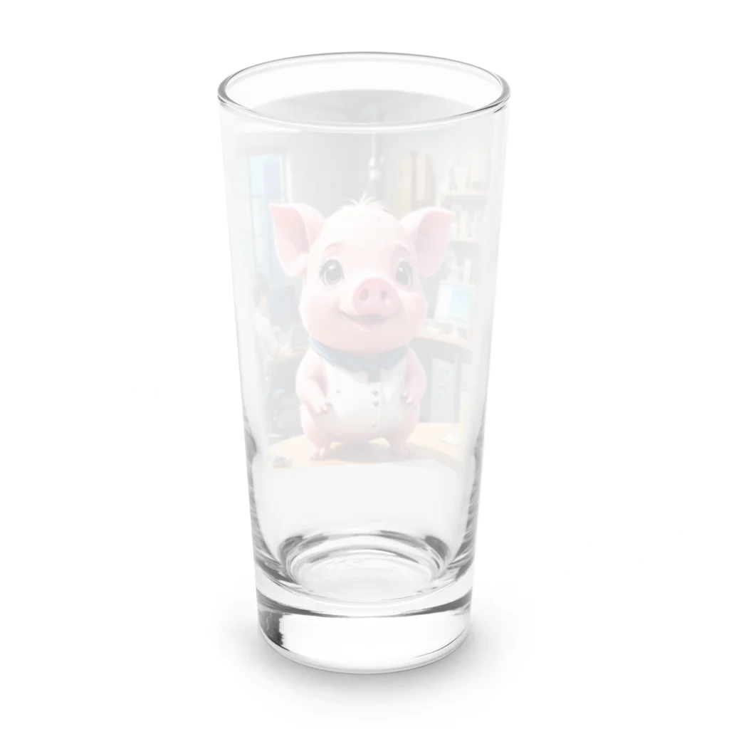 MTHの会社のぷろせすをするみにぶた管理製品開発 Long Sized Water Glass :back