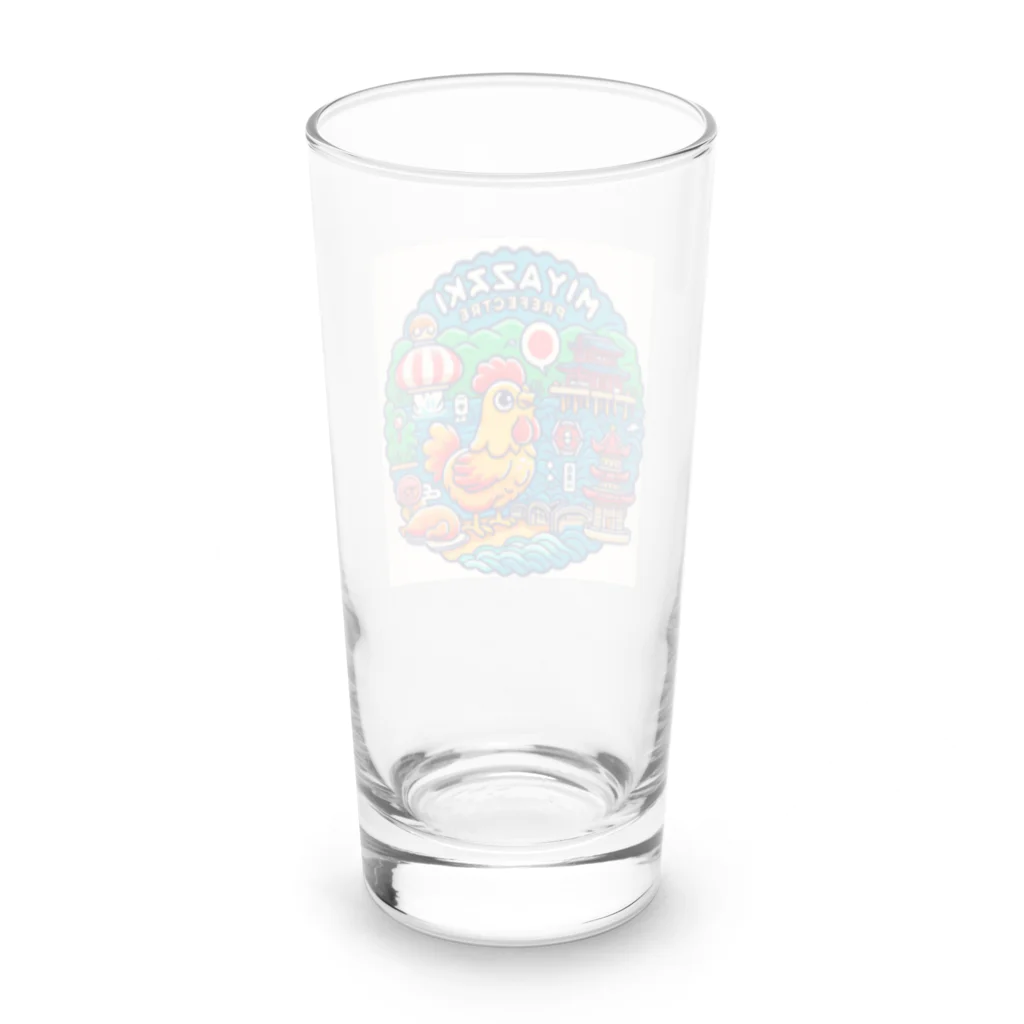 CHRON SHIROの宮城県 Long Sized Water Glass :back