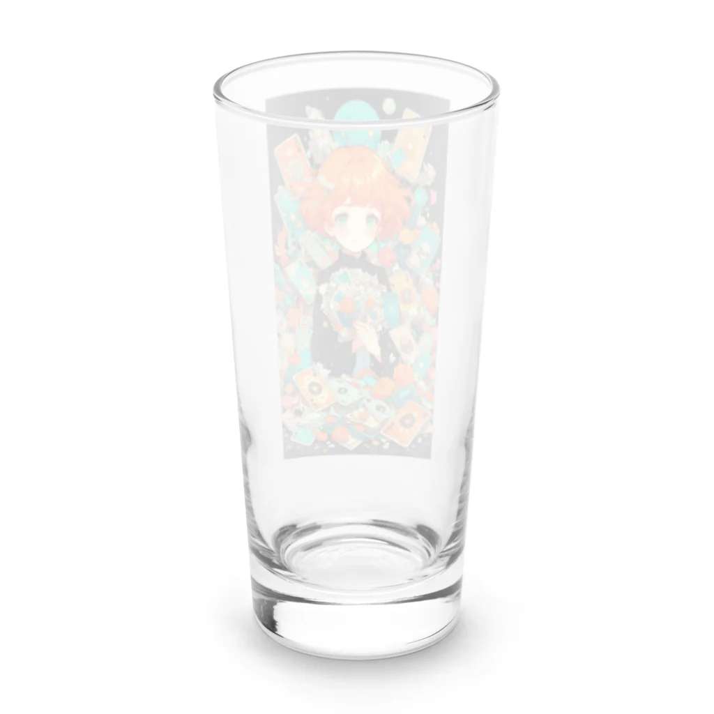 AQUAMETAVERSEのトランプ占いの少女 アメジスト 2846 Long Sized Water Glass :back