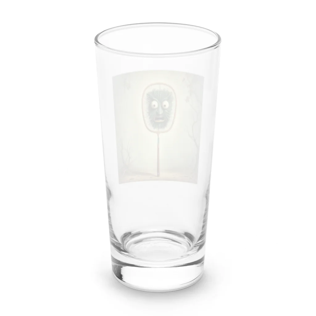 AI妖怪大図鑑のハエたたき妖怪　ボコフラー Long Sized Water Glass :back