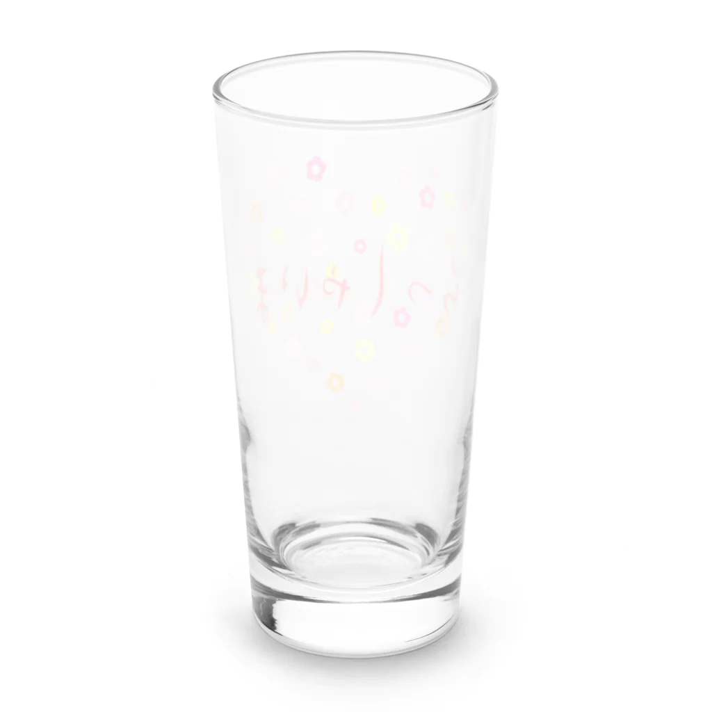 ainarukokoroのいらしゃいませ　花 Long Sized Water Glass :back