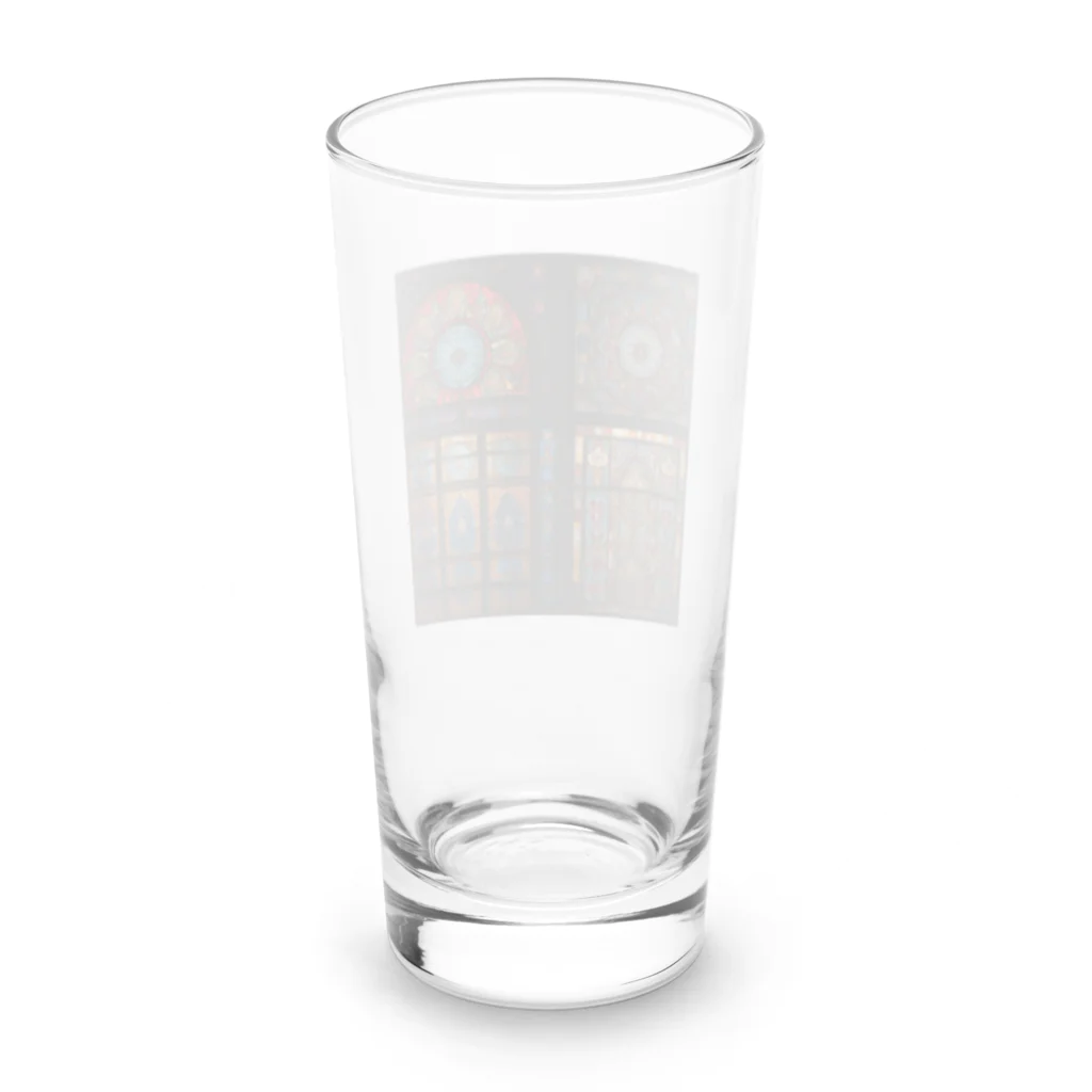 ganeshaの中東の宮殿のステンドグラス Long Sized Water Glass :back