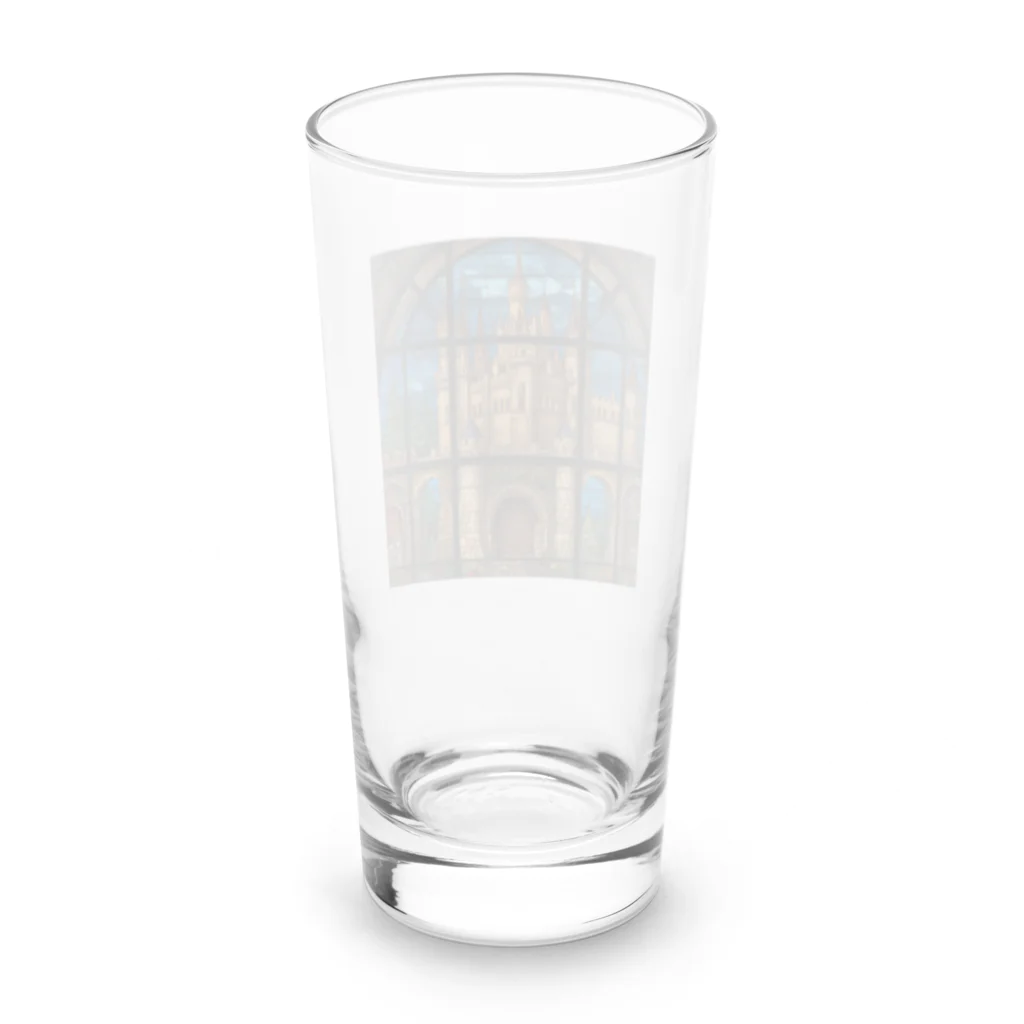 ganeshaの北米の湖のステンドグラス Long Sized Water Glass :back