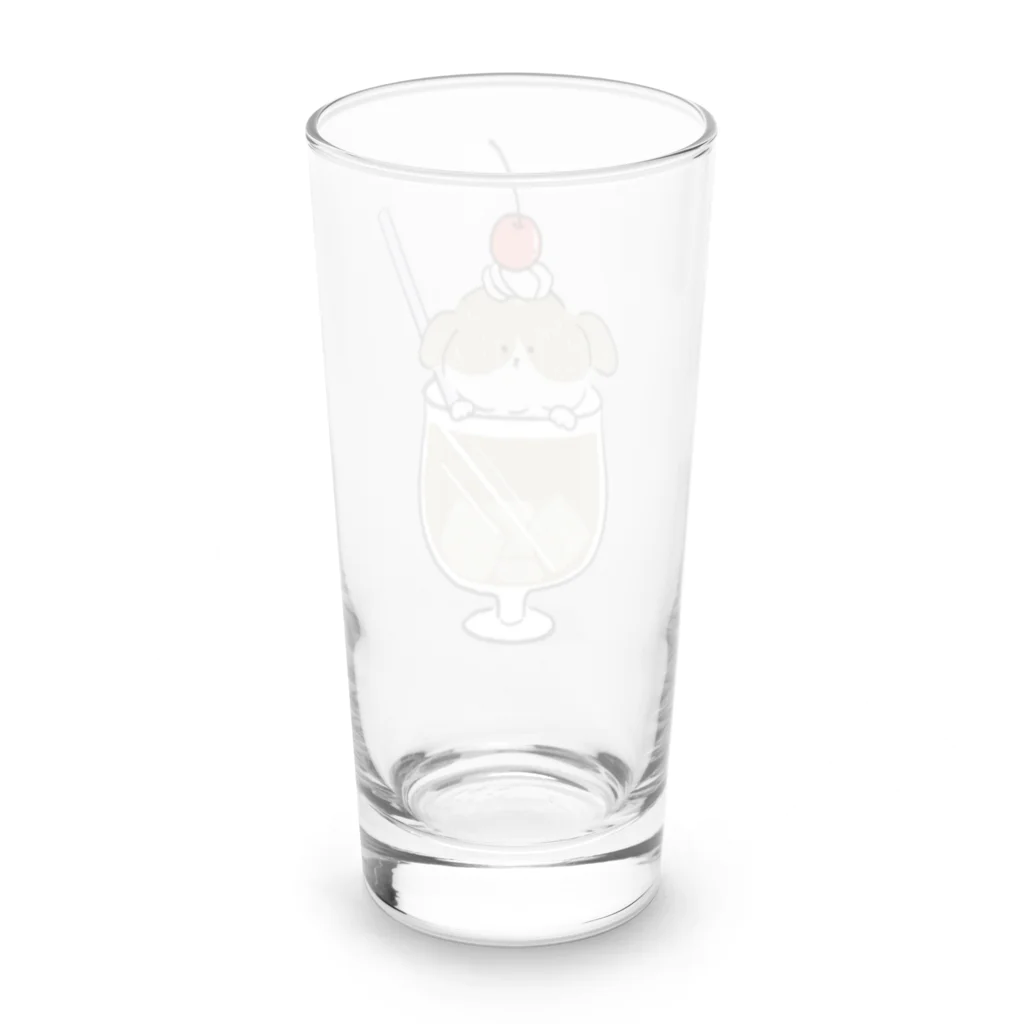 umemoのショップのラサのカフェオレ Long Sized Water Glass :back