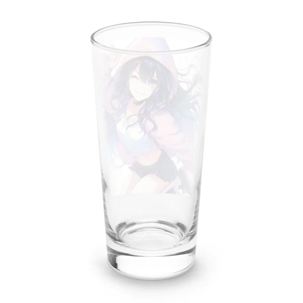 fujiartのJKパーカー Long Sized Water Glass :back