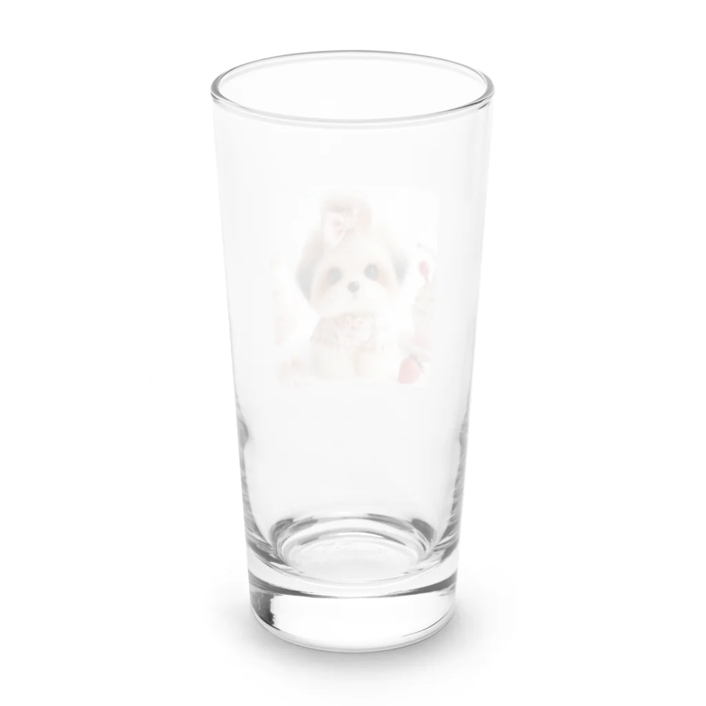 koumeiのかわいい子犬 Long Sized Water Glass :back