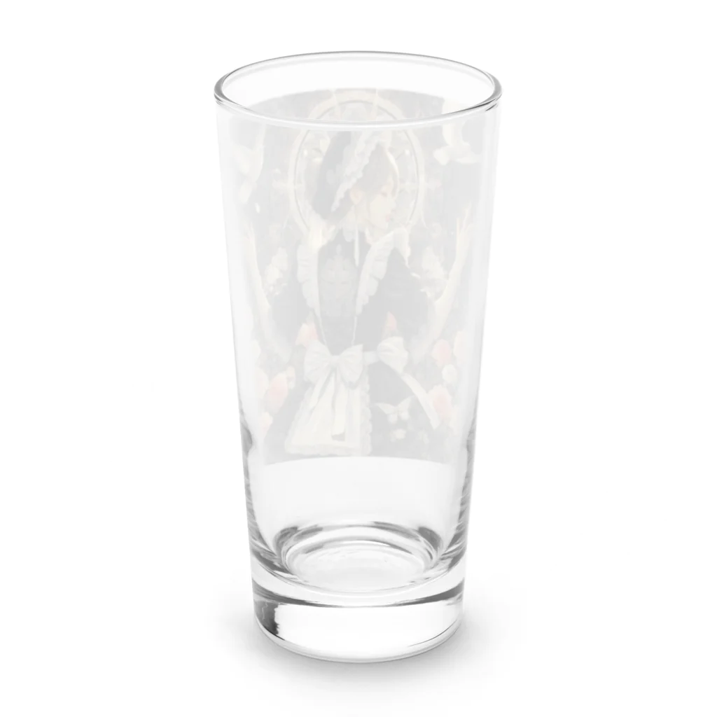 ミレーナのメイド黒 Long Sized Water Glass :back