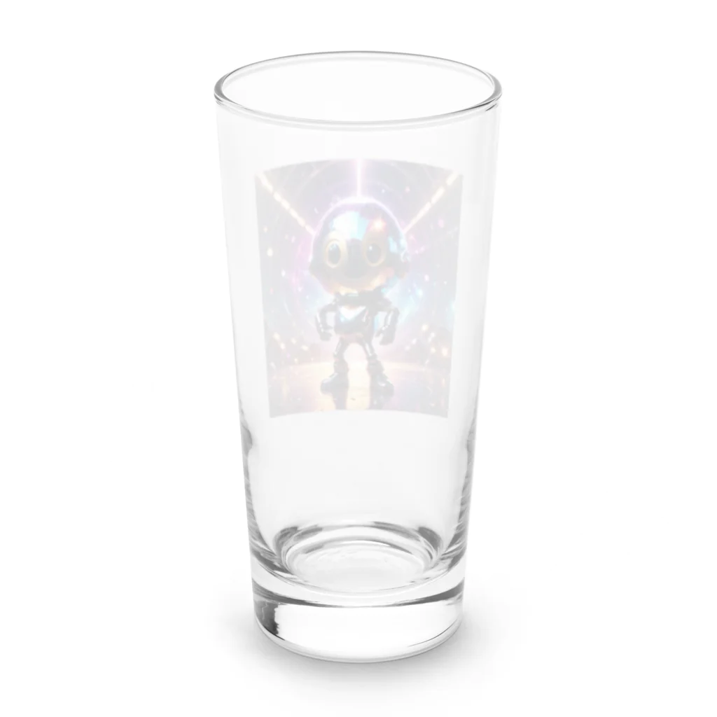 AI妖怪大図鑑のミラーボール妖怪　サタナフィー Long Sized Water Glass :back