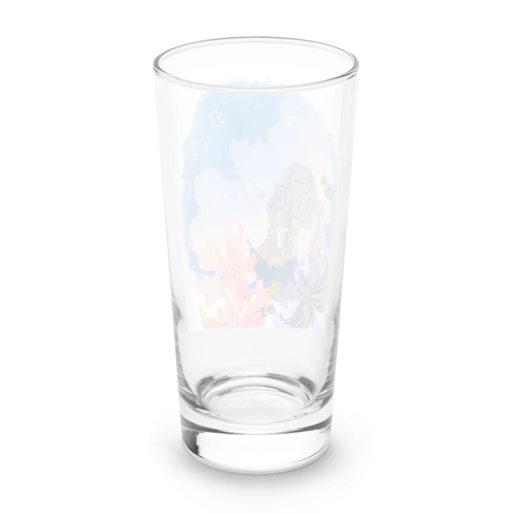 のんきな木の海の中のお姫様 Long Sized Water Glass :back