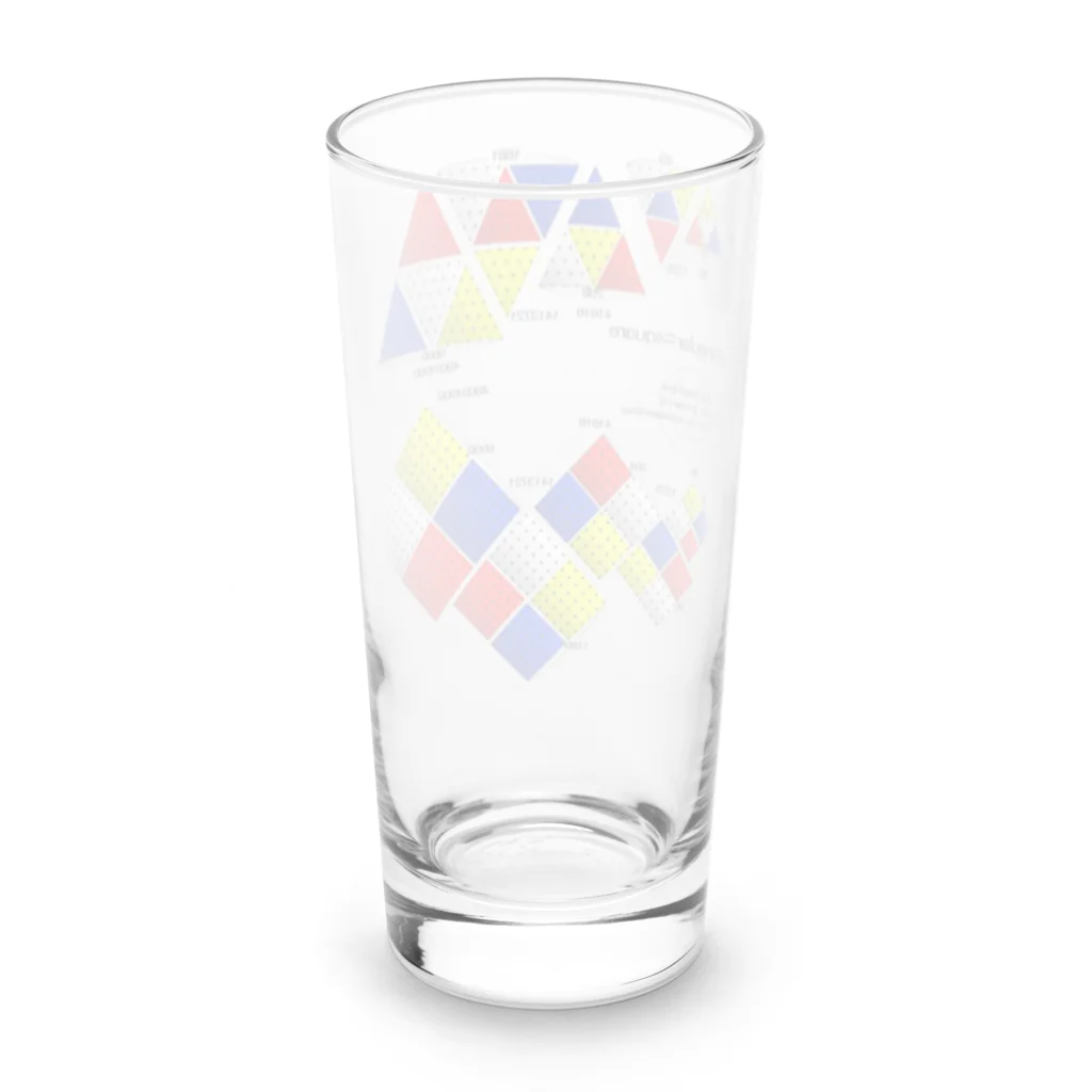 Otto Cohenの三角数＝四角数 Long Sized Water Glass :back