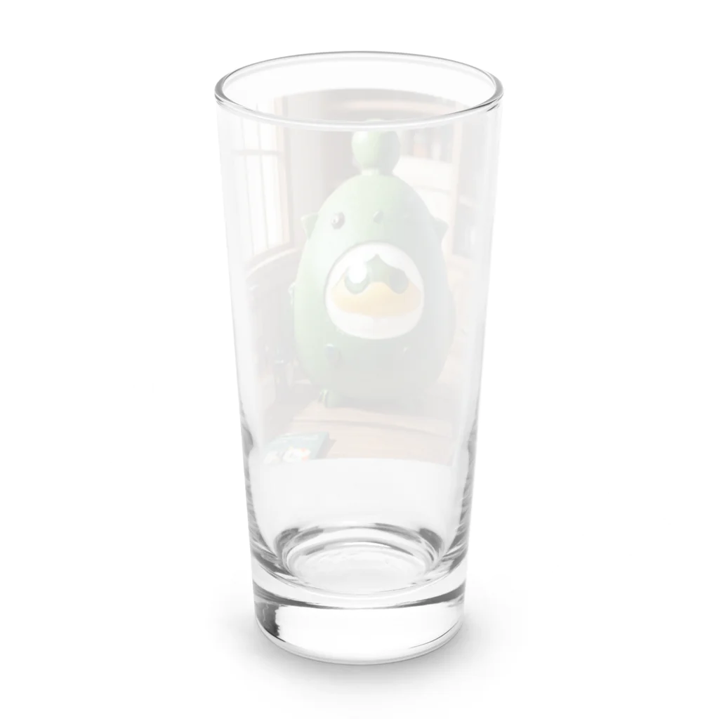 LONGSTONEのモンスターフィギュア　グリーンエッグ Long Sized Water Glass :back