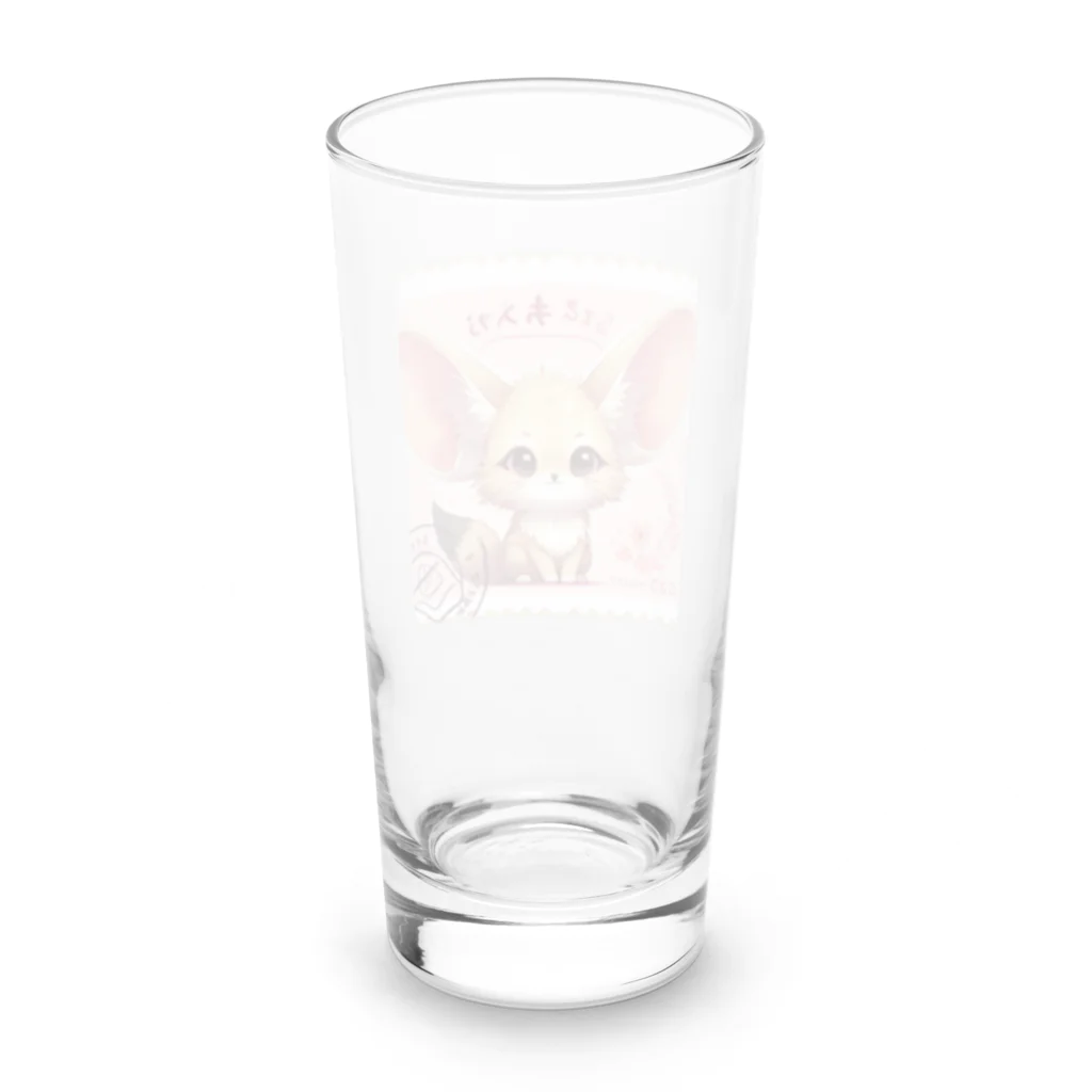 ゆうちゃんNFTいいねの耳長が可愛いフェネックちゃん13 Long Sized Water Glass :back