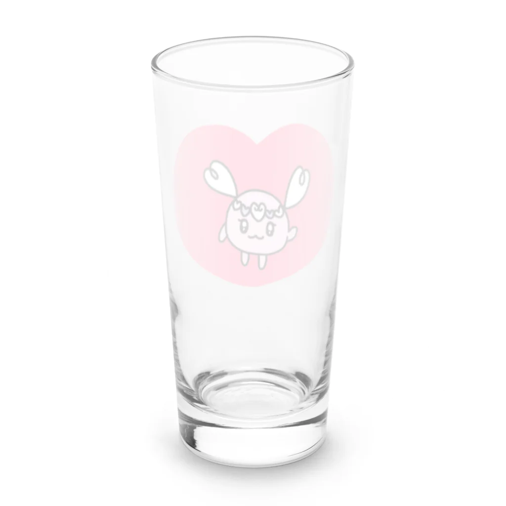 天使のお守りのラビュのラブ♡ Long Sized Water Glass :back