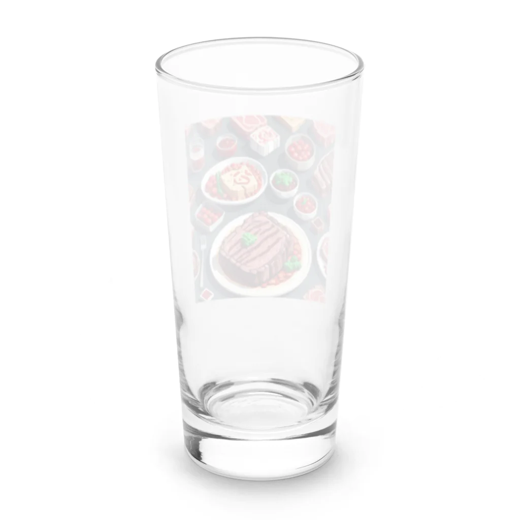 PatriQのお肉ベスト Long Sized Water Glass :back