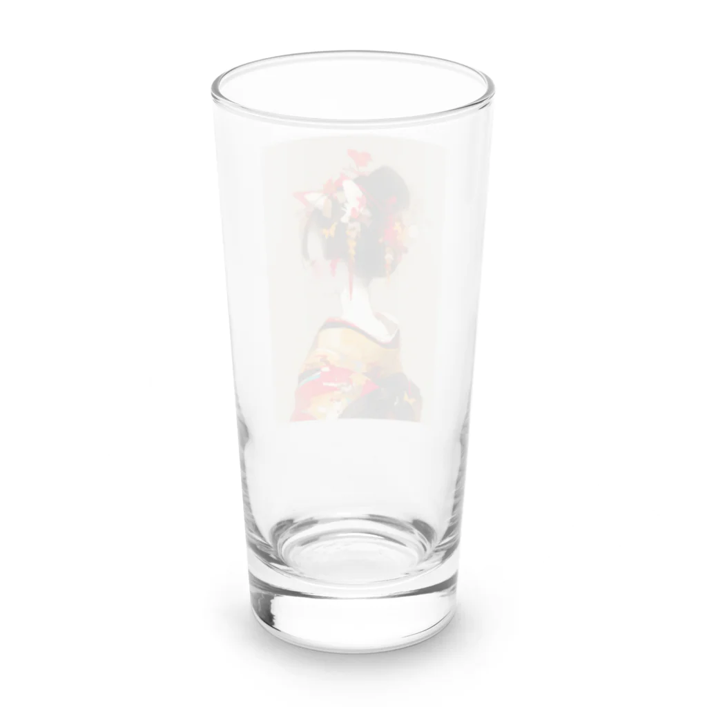 AQUAMETAVERSEの綺麗な髪飾りとうなじ　BLUE PLUM  691 Long Sized Water Glass :back