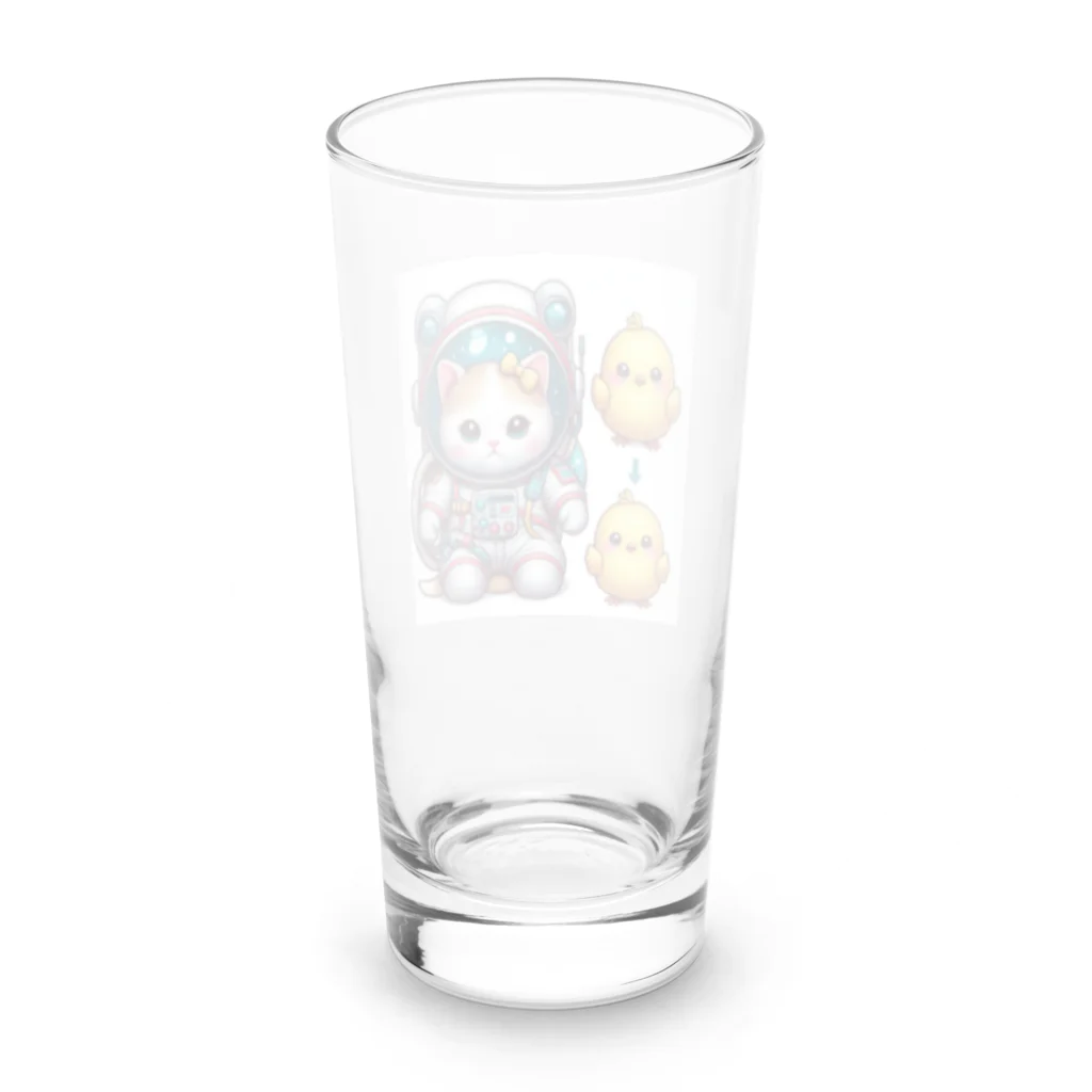 ichi_cocoのスペースキティ Long Sized Water Glass :back