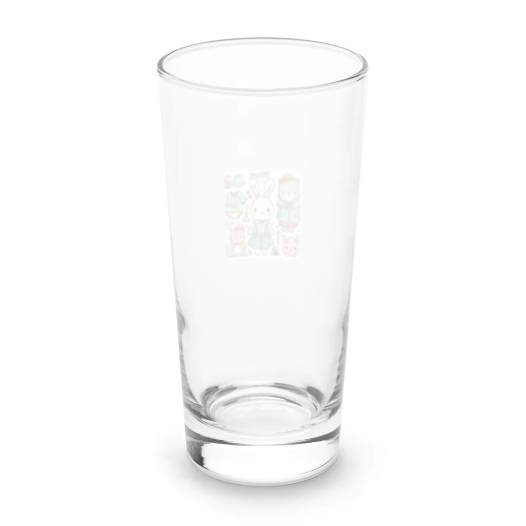 moyasi_777のanimals Long Sized Water Glass :back