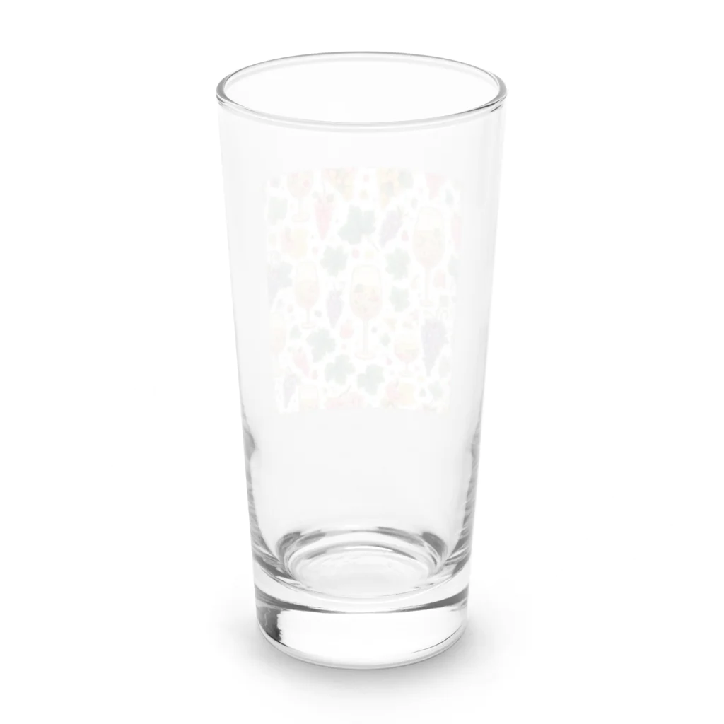 MOONY'S Wine ClosetのWine and Grapes Long Sized Water Glass :back