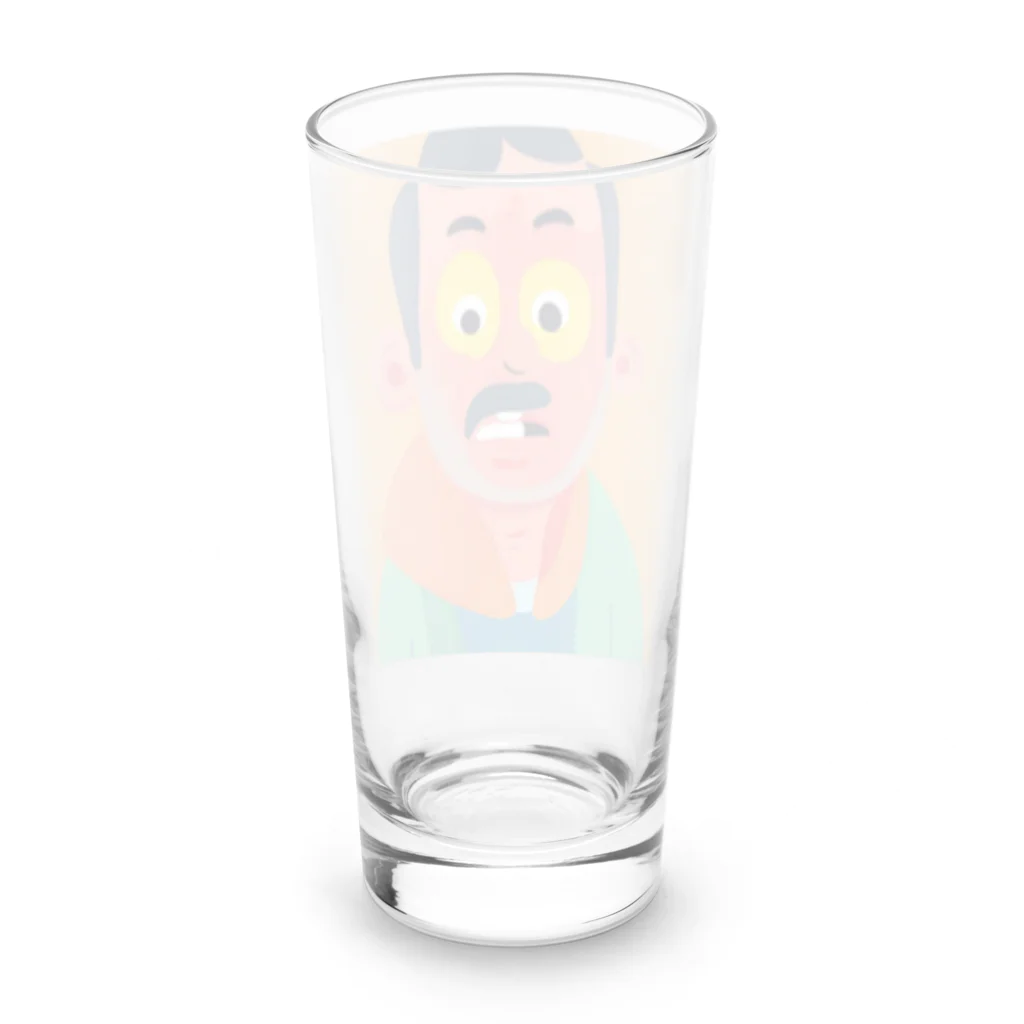 JINPACHIの努力家な男 Long Sized Water Glass :back