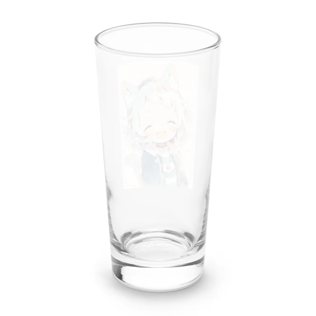 Online/Ojiyのシロミミちゃん Long Sized Water Glass :back