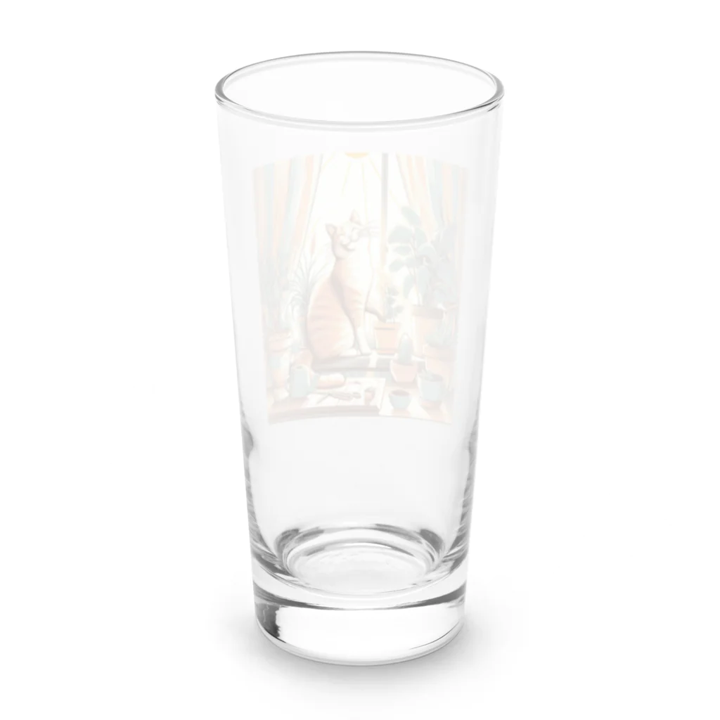 Akiraの猫 Long Sized Water Glass :back