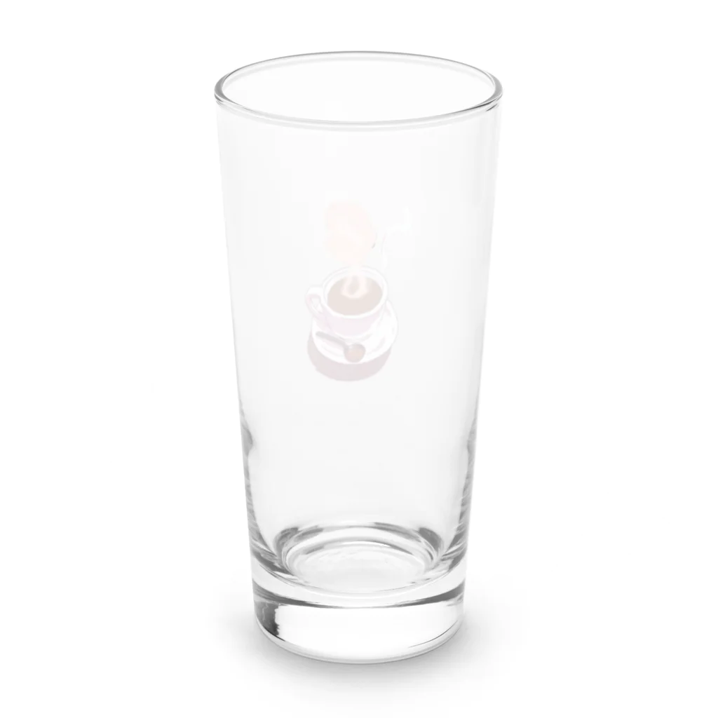 natchan_82のコーヒー Long Sized Water Glass :back