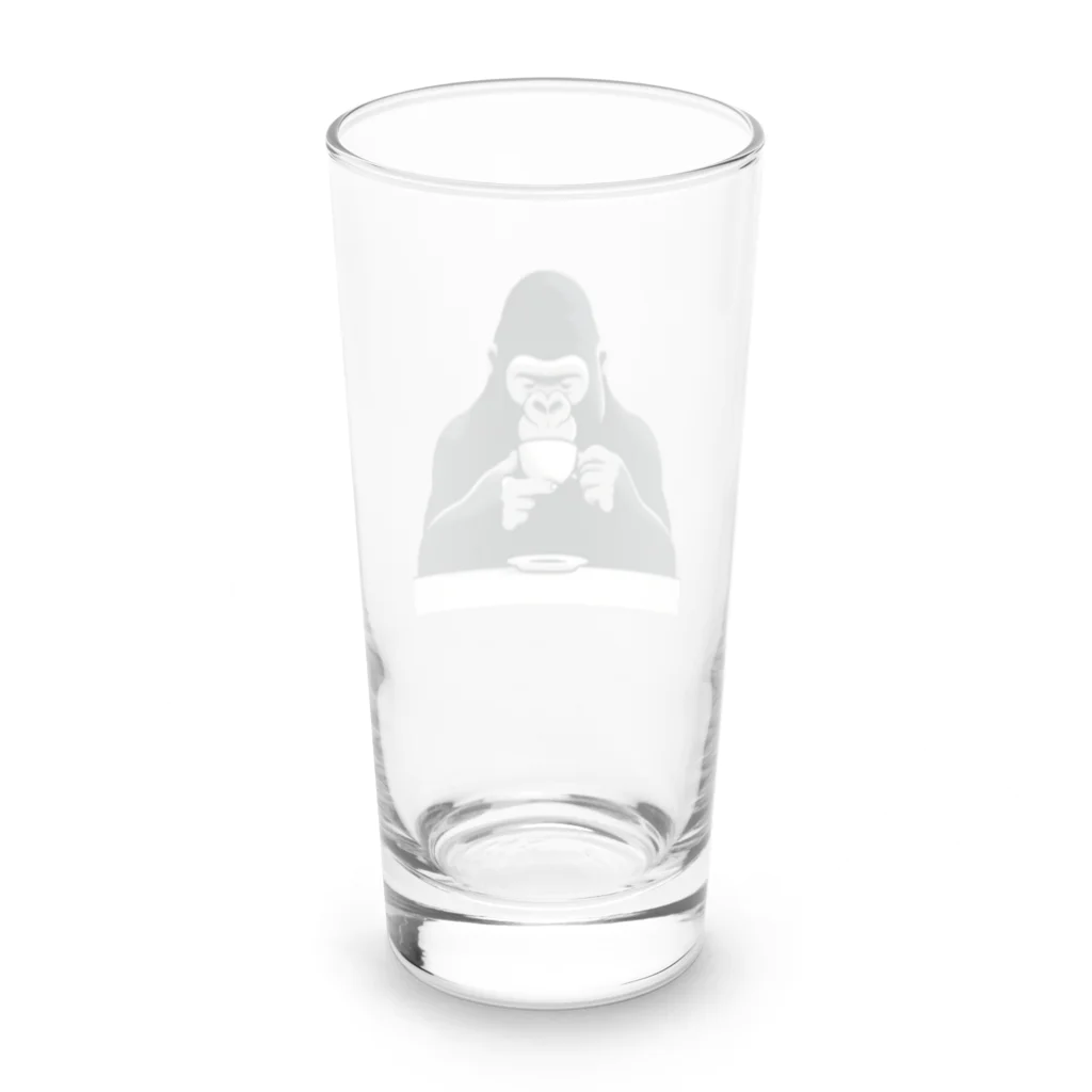 K'ramaのカフェゴリラ Long Sized Water Glass :back