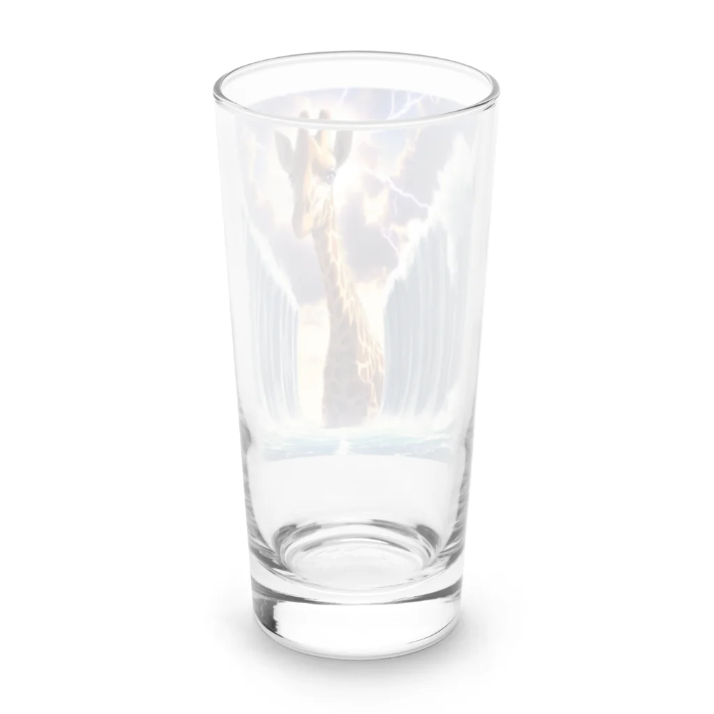 雑貨「キリン堂」のきりん５０ Long Sized Water Glass :back