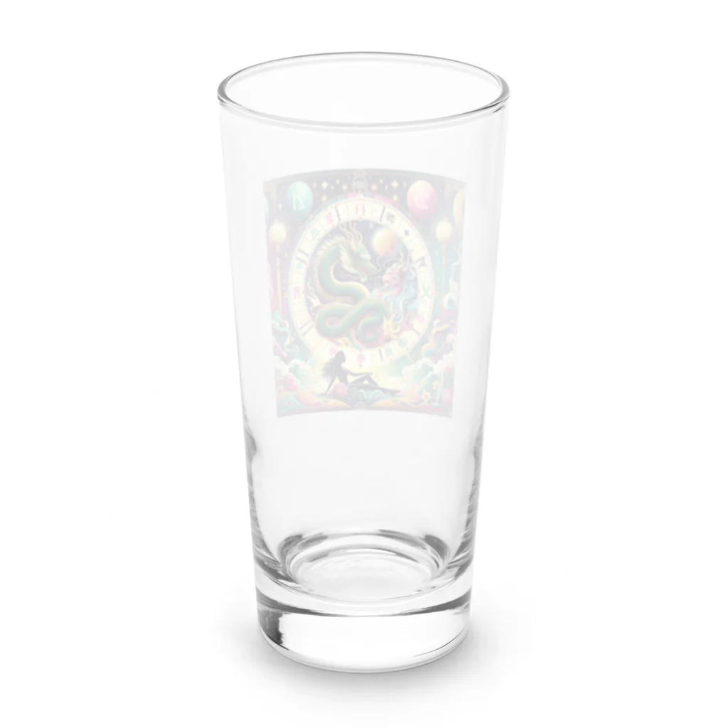 RISE　CEED【オリジナルブランドSHOP】の金運ドラゴン Long Sized Water Glass :back